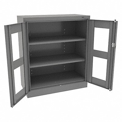 TENNSCO CVD4218MEDGREY E4467 Storage Cabinet 42 x36 x18 MdGry 2Shlv