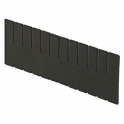 LEWISBINS DV1670XL Divider Black Polyethylene 6 7/16 in