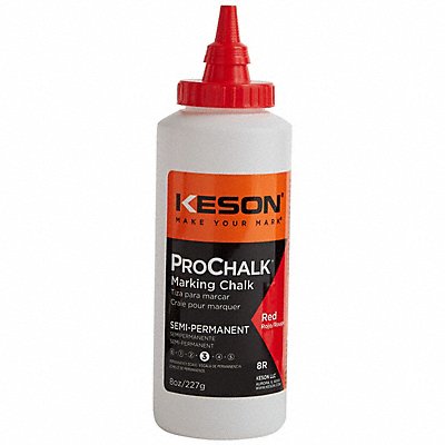 KESON 8R Marking Chalk Refill Red 8 Oz