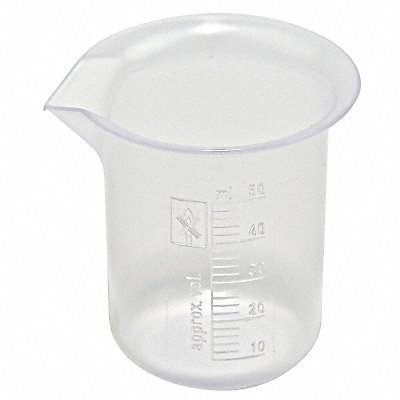 DYNALON 2220750050 Beaker 50 mL 60 mm H 41 mm Dia PK20