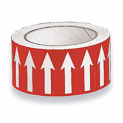 HARRIS INDUSTRIES DA2 E8343 Banding Tape Red 2in W 54ft Roll L