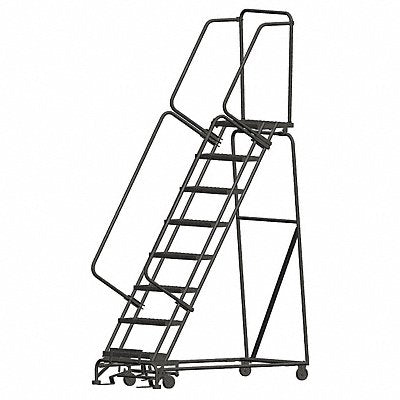 BALLYMORE WA083214P Lockstep Rolling Ladder Steel 80 In.H