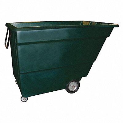 GRAINGER 17UTGREEN Tilt Truck Light-Duty 1-3/4 cu yd Green