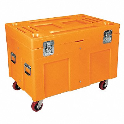 MYTON INDUSTRIES SC4534H5ORANGE F1331 Storage Cart Orange Polyethylene 34 in