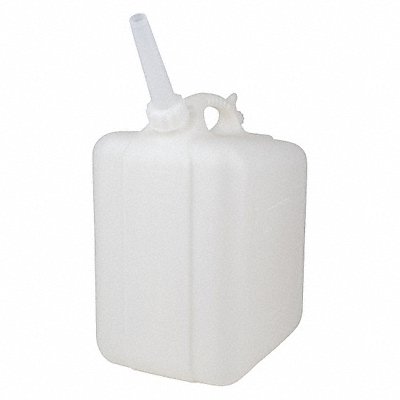 GRAINGER H109370000 Jerrican HDPE 20 L Screw On White