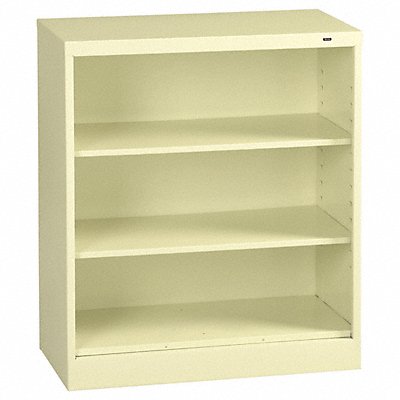 TENNSCO BC1842PUTTY Bookcase Width 36 In 3 Shelf Putty