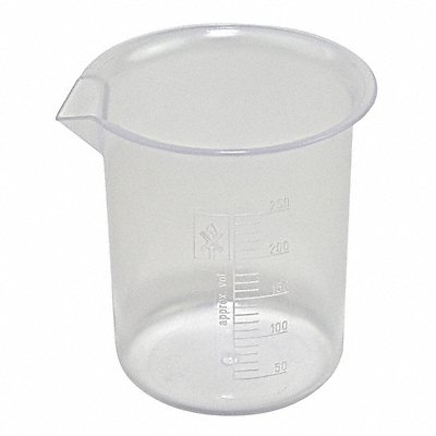 DYNALON 2220750250 Beaker 250 mL 95 mm H 71 mm Dia PK8