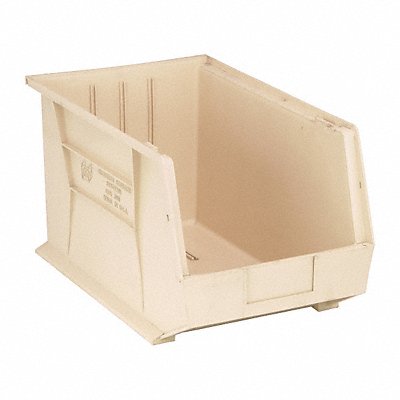 QUANTUM STORAGE SYSTEMS QUS260IV F0609 Hang and Stack Bin Ivory PP 10 in
