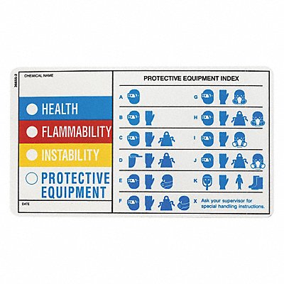ELECTROMARK Y604389 HMIG Label 4 in H 7 in W PK25