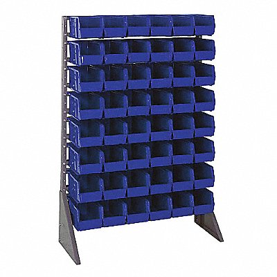 QUANTUM STORAGE SYSTEMS QRU16S23048BL E1532 BinRailFlrRck 15inx54inx36in Load Capacity 37 lb