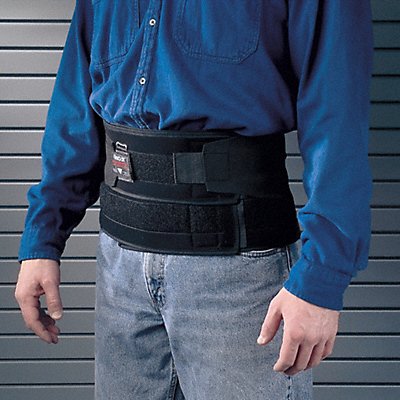 ALLEGRO 712302 Suspenders Back Support Black Medium