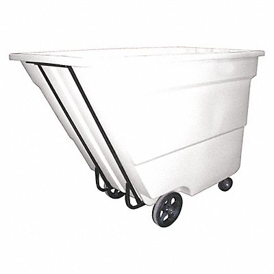 GRAINGER 17CUSWHITE Tilt Truck Medium Duty 1-3/4 cu yd. White