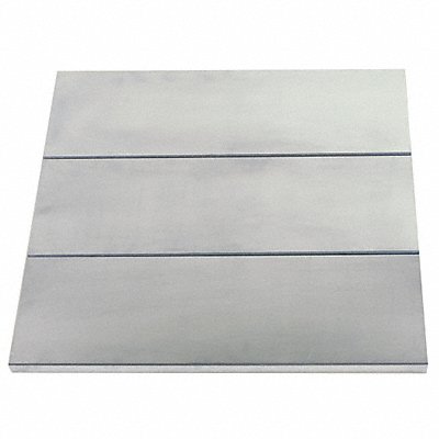 FOLDING GUARD TSS4849ZP Bottom Shelf Sht Mtl Grey 48in x 48in