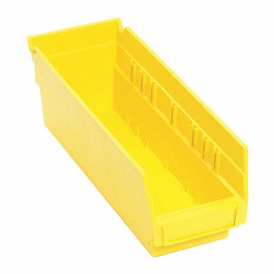 QUANTUM STORAGE SYSTEMS QSB101YL F0613 Shelf Bin Yellow Polypropylene 4 in
