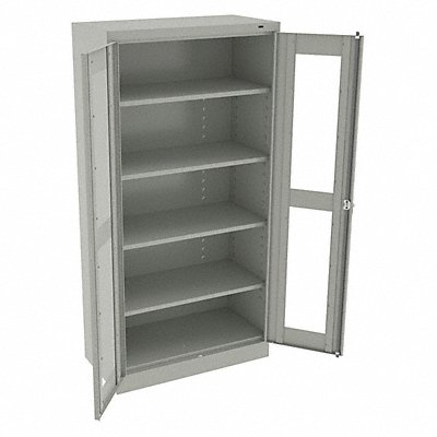 TENNSCO CVD7224LIGHTGREY E4463 Storage Cabinet 72 x36 x24 LtGry 4 Shelves