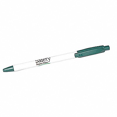 QUALITY RESOURCE GROUP 31830 Pen Safety Begins Here Blue Ink PK5