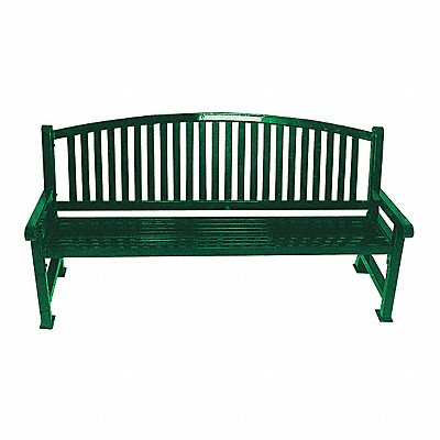 ULTRASITE 922B6GREEN Outdoor Bench 72 in L 36 in W Grn