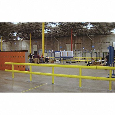 IDEAL SHIELD HGR214436C12 Guard Rail System 12 ft L 36 in H