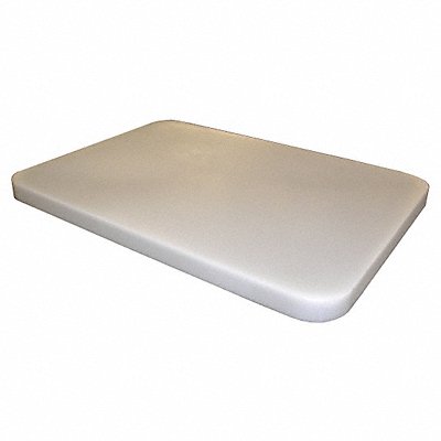 GRAINGER PBL8WHITE Cube Truck Lid White Fits 10 cu ft.