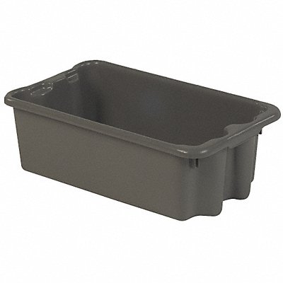 LEWISBINS SN24148GREY Stacking and Nesting Container Grey Solid Polyethylene
