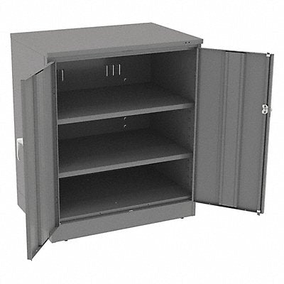 TENNSCO 2442MEDGrey Storage Cabinet 42 x36 x24 MdGry 2Shlv