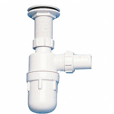 GRAINGER F331000000 Trap Plastic 1 1/2 in Pipe Size