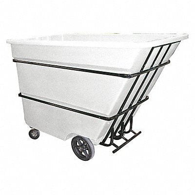 GRAINGER 17CUHDWHITE Tilt Truck Heavy Duty 1-3/4 cu yd White