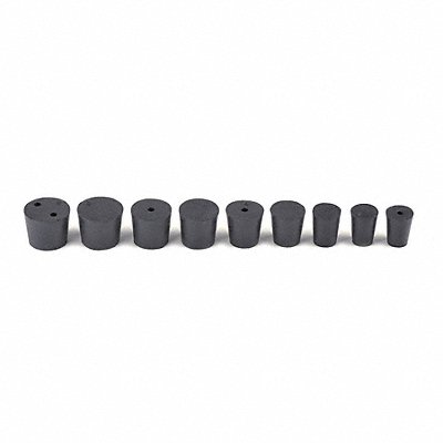 GRAINGER RSTPK1 Stopper Sz 1 to 6 Black 0