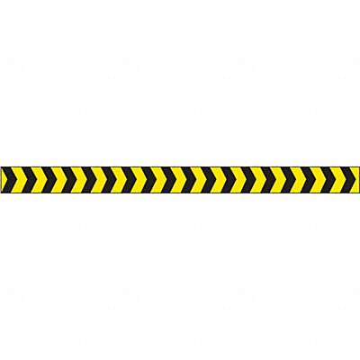 GRAINGER 2INWX60YD Barricade Tape Black/Yellw 180 ft L 2 in