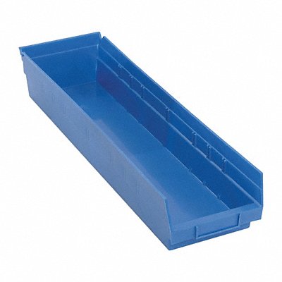 QUANTUM STORAGE SYSTEMS QSB106BL F0622 Shelf Bin Blue Polypropylene 4 in