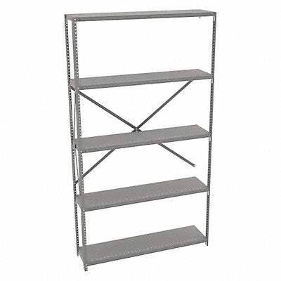 TENNSCO QO54812AB Metal Shelving Cap 500 lb 12inx84inx48in