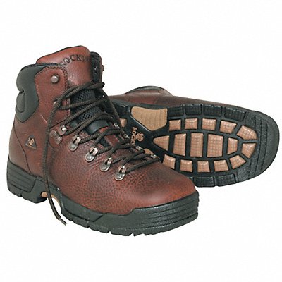 ROCKY FQ0007114 6-Inch Work Boot M 8 Brown PR