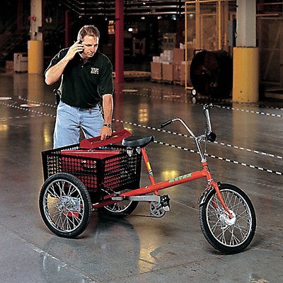 WORKSMAN M2020CBBLK Tricycle 20 Wheel Black 550 lb Cap.