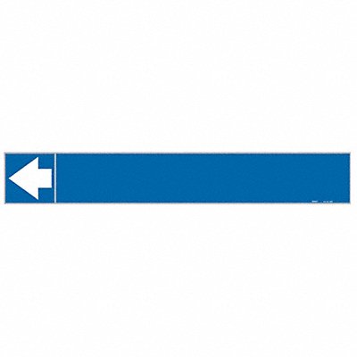 BRADY 73946 Pipe Marker Blank 2 in H 12 in W