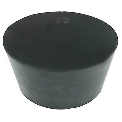 GRAINGER RST10S Stopper Sz 10 42 mm BDia Black 0 PK7