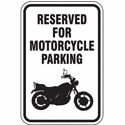 LYLE RP11412HA Motorcycle Parking Sign 18 x 12