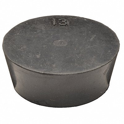 GRAINGER RST13S Stopper Sz 13 58 mm BDia Black 0 PK4