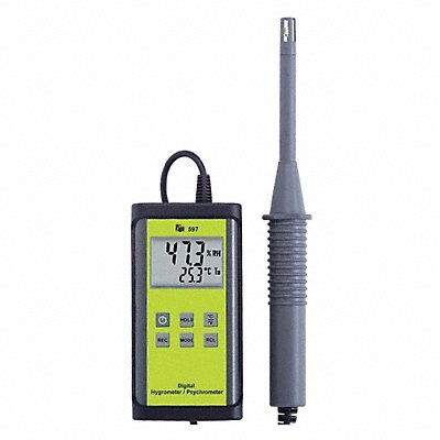 TEST PRODUCTS INTL. 597C1 Digital Psychrometer -40 to 122F Range
