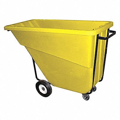 GRAINGER 58CUSYELLOW Tilt Truck Medium-Duty 5/8 cu yd. Yellow