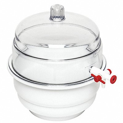 SP SCIENCEWARE F420200000 Vacuum Dessicator 8-1/4 x5-1/2 Clear