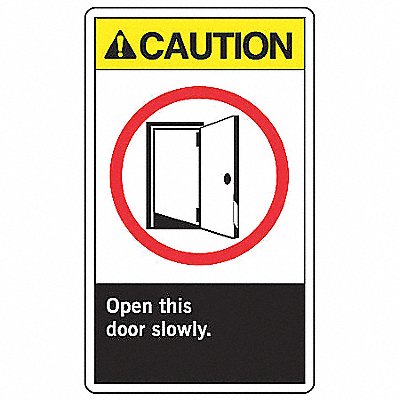 ACCUFORM LABR601VSP Safety Label 5 in x 3 1/2 in Vinyl PK5