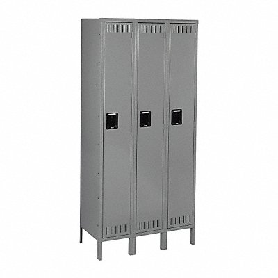 TENNSCO STK1212603MEDGR F0413 Locker 1x3Locker Grey 66 x36 x12 Unassembled