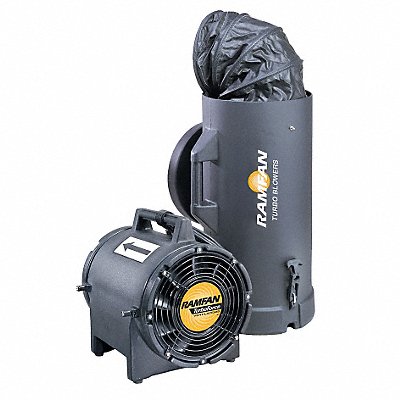 RAMFAN EF7025 Conf.Sp. Fan Ax. Ex-Prf 8 In 1/3HP 115V