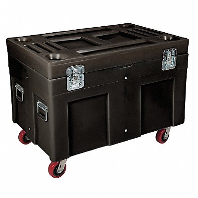 MYTON INDUSTRIES SC4534H5BLK F1330 Storage Cart Black Polyethylene 34 in