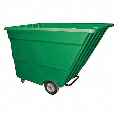 GRAINGER 22UTGREEN Tilt Truck Light-Duty 2-1/4 cu yd Green