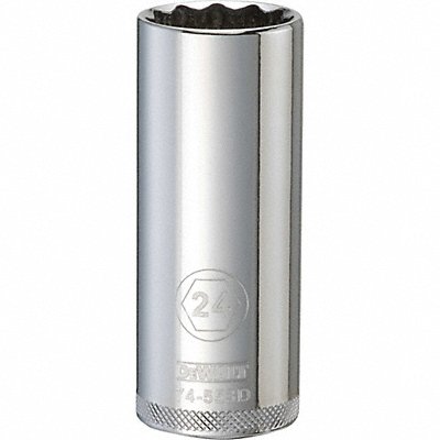 DEWALT DWMT74553OSP Deep Socket 1/2in 12-Point 24MM