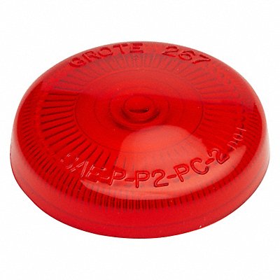 GROTE 90162 Replacement Lens Round Red