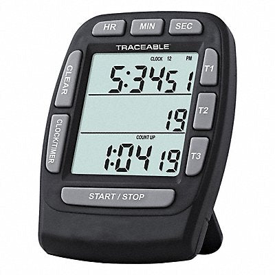 TRACEABLE 9022539 Digital Clock Count Down Count Up 20hrs