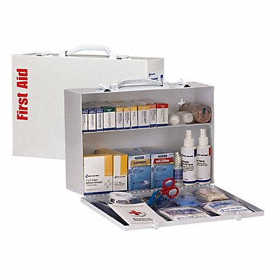 FIRST AID ONLY 91337 First Aid Kit + Housing 348pcs 14.75x10.5