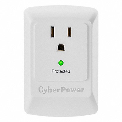 CYBER POWER CSB100W Outlet Surge Protector 900J Suppression